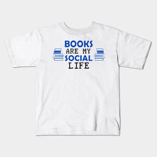 Books Face Mask Kids T-Shirt